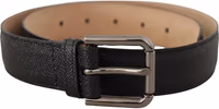Black Calf Leather Brown Backend Belt 3