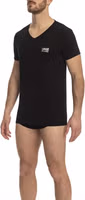 Black Cotton Men T-Shirt 1