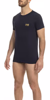 "Blue Cotton Men T-Shirt" 1