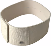 Off White Waxed Cotton Wide Fashion Waistband Belt 2