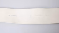 Off White Waxed Cotton Wide Fashion Waistband Belt 3