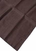 Brown Patterned Silk Square Handkerchief Scarf 2