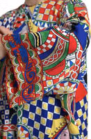 Multicolor Printed Long Sleeves Blouse Top 3