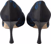 Blue Floral Ayers Crystal Pumps Shoes 5