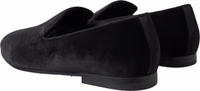 Black Velvet Loafers Formal Shoes 1