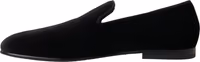 Black Velvet Loafers Formal Shoes 2