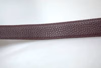 Brown Leather Metal Buckle Men Cintura Belt 4