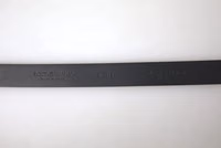 Bordeaux Leather Silver Metal Buckle Belt 4