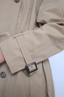 Khaki Double Breasted Trench Coat Jacket 2