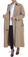 Khaki Double Breasted Trench Coat Jacket 3