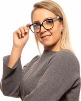 Purple Plastic Glasses (Frames) 4