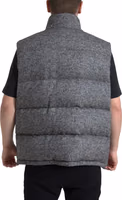 Elegant Chevron Knit Wool Blend Vest Jacket 4