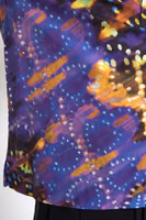 Luminaire Print Cotton Polo Top Men Shirt 3