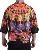 Multicolor Luminarie Print Men Cotton Shirt 5