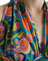 Multicolor Halter Sleeveless Cropped Tank Top 5