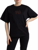 Black Cotton DG Crystal Crewneck Tee T-shirt 1