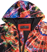 Multicolor Hooded Sweatshirt Sweater 3