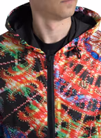 Multicolor Hooded Sweatshirt Sweater 4