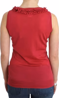 Pink wool knit top 3
