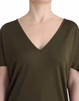 Green shortsleeved blouse top 5