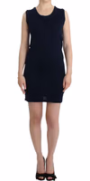 Blue cotton jersey dress 1