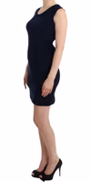 Blue cotton jersey dress 2