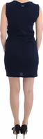 Blue cotton jersey dress 3