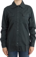 Gray button down shirt 1
