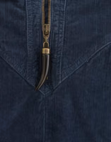 Blue corduroy pencil skirt 5