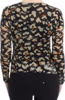 Multicolor v-neck wool jumper 3