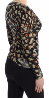 Multicolor v-neck wool jumper 4