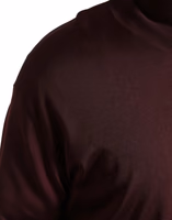 Maroon Viscose Turtleneck Pullover Sweater 5