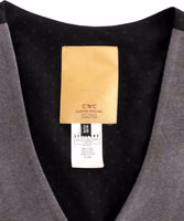 Gray cotton blend casual vest 3