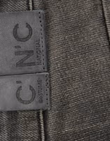 Gray distressed jeans 3
