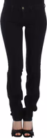 Black straight leg jeans 1