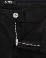 Black straight leg jeans 5