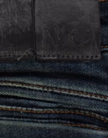 Blue straight leg jeans 2