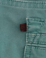 Green straight leg jeans 3