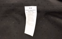 Black Wool Silk Stretch Dress Vest Blazer 2