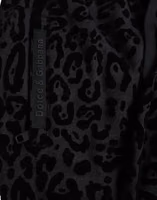 Black Leopard Cotton Slim Fit Jogger Pants 5