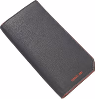 Blue Calfskin Men Wallet 1
