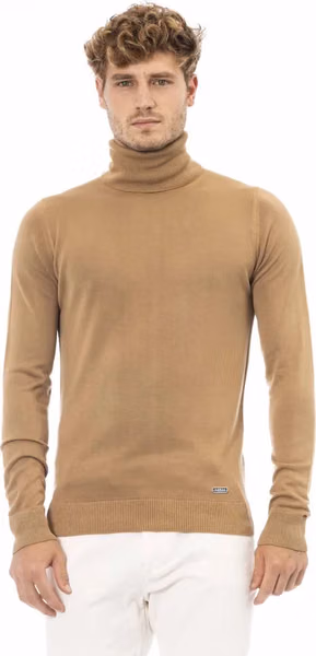 Beige Modal Men Sweater