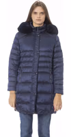 Light Blue Polyester Jackets & Coat 1