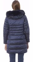 Light Blue Polyester Jackets & Coat 3