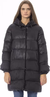 Black Nylon Jacket Coat 1