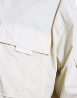 Yellow Nylon Collared Full Zip Parka Jacket 5