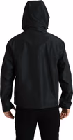 Black Polyester Logo Plaque Hooded Jacket 3