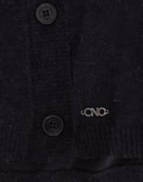 Gray wool alpaca cardigan 2