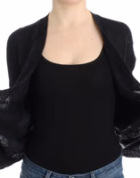 Gray wool alpaca cardigan 4