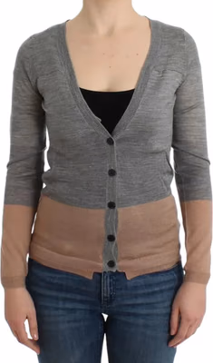 Gray lightweight cardigan